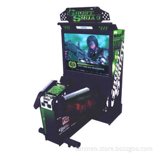 Black Ghost Squad Shooting Arcade Machine Simulator for Children